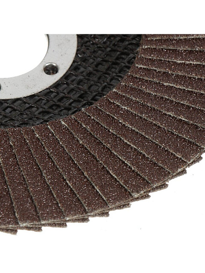 Круг лепестковый торцевой Tytan, Professional, диаметр 125 мм, посадочный диаметр 22.23 мм, зернистость A80, 30341