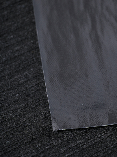 Коврик грязезащитный, 90х150 см, прямоугольный, резина, с ковролином, ребристый, черный, без рисунка, 35-073/w