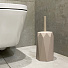 Ерш для туалета Idea, Призма, напольный, полипропилен, латте, М5024 - фото 4