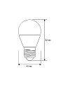 Лампа светодиодная E27, 11 Вт, 95 Вт, шар, 4500 К, нейтральный белый свет, Ergolux, 13631 - фото 2