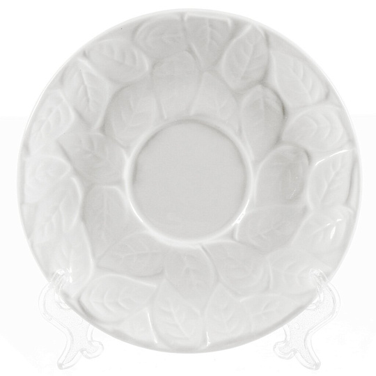 Чайная пара керамика, 2 предмета, на 1 персону, 270 мл, Daniks, Листья, Y4-4397, подарочная упаковка