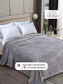 Плед евро, 200х220 см, велсофт жаккард, 100% полиэстер, Silvano, Grazia, серый, 200/002-GRAZ/LA - фото 3