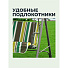 Качели садовые 3-местные, 170х110х153 см, 210 кг, Олива, зелено-коричневые, полосы, Y6-1987, металл - фото 10