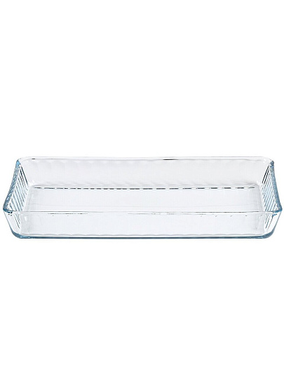 Форма для запекания стекло, 24х37 см, 2.85 л, прямоугольная, Borcam, 59984