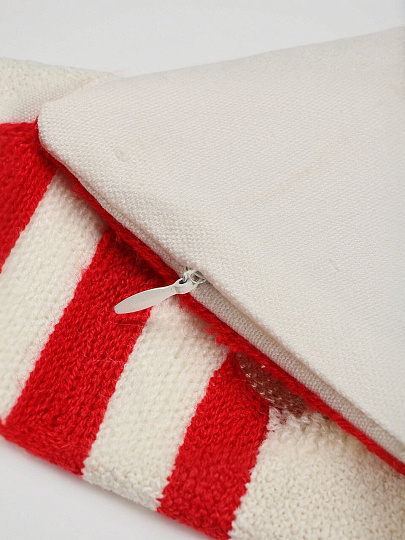 Чехол на подушку Гномики, 100% полиэстер, 45 х 45 см, белый, декоративный, A130016