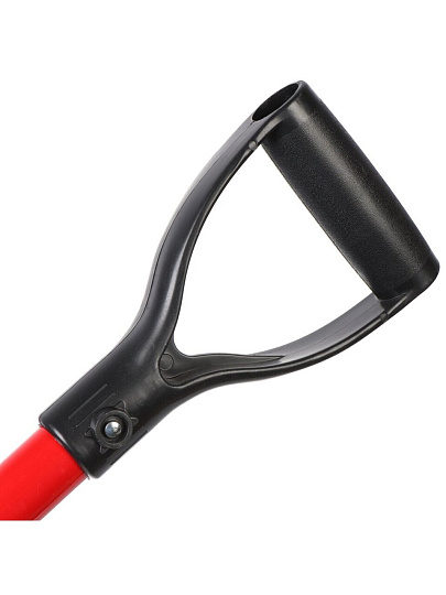 Лопата совковая, рельсовая сталь, 250х290х1300 мм, черенок фибергласс, с рукояткой, S519 FHD