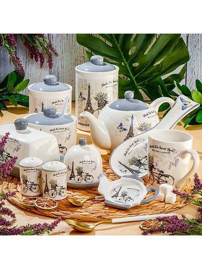 Подставка для чайных пакетиков, доломит, фигурная, Daniks, Прованс