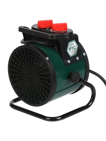 Пушка тепловая электрическая, Favourite, TSE 2000RS, 2 кВт, 158 м³/ч, керамический элемент, 2 режима, круглая, 138102002