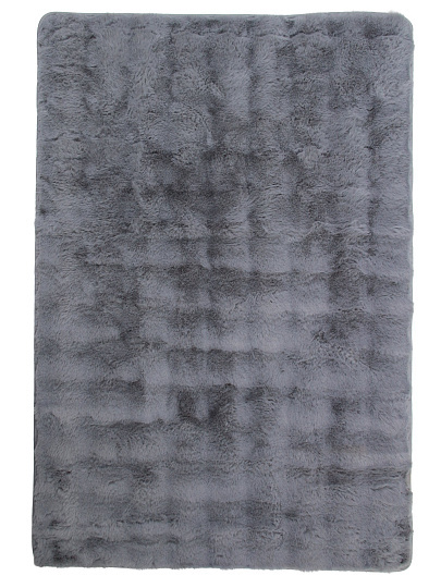 Коврик интерьерный 0.8х1.2 м, Silvano, прямоугольный, голубой, искусственный мех, Y4-11718