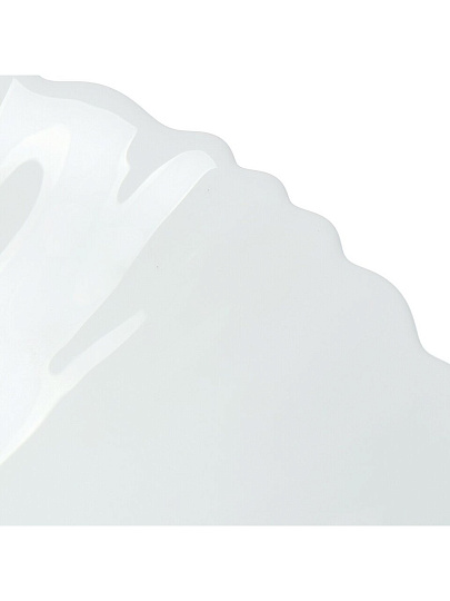 Салатник стеклокерамика, круглый, 24х6.4 см, 1.7 л, Белый, Daniks, LHDW95, белый