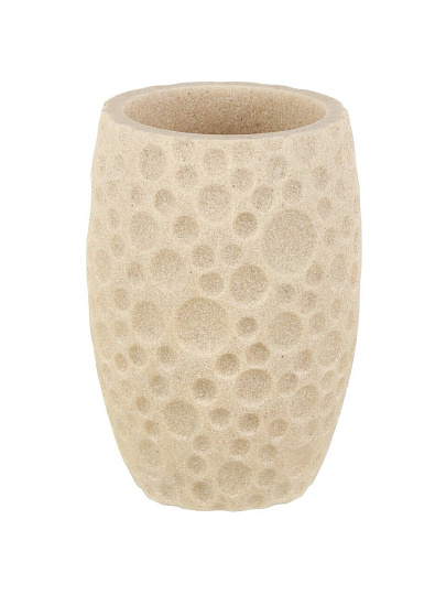 Стакан для зубных щеток, 7.6x10.8 см, полистоун, Пузырьки, BRE0172CA-TB