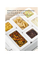Банка для сыпучих продуктов, пластик, 1.7 л, 10х16х14 см, с крышкой, Idea, Степ, М 1297 - фото 2