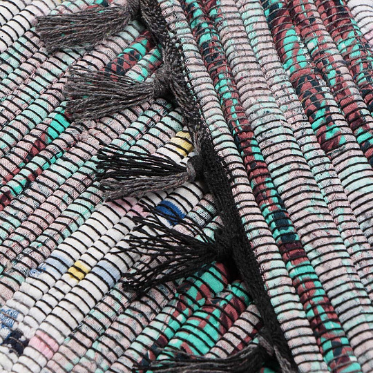 Коврик 0.6х1.4 м, Blabar, Tratti, прямоугольный, цветной, хлопковый, тканый, 92025