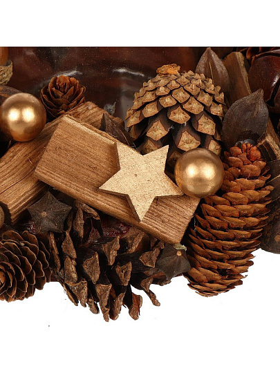 Подсвечник полимер, 1 свеча, 29 см, для свечи до 10.5 см, SYSGZSB-4623071