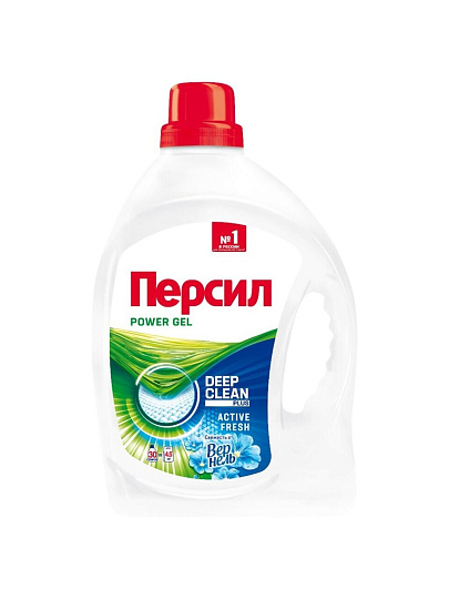 Гель для стирки Персил, 1.95 л, для белого белья, свежесть от Вернель