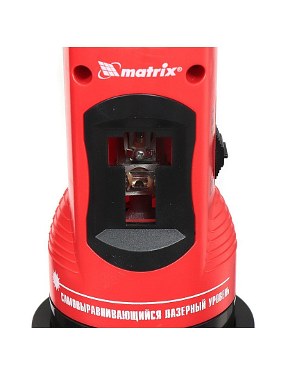 Уровень лазерный, 10 м, самовыравнивание, 100 мм, со штативом, 1260 мм, Matrix, 35023