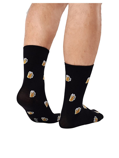 Носки для мужчин, Clever, 23Ф, черные, р. 29, К6575Л