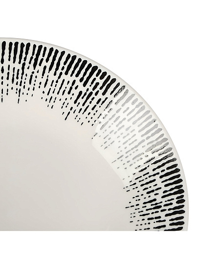 Тарелка суповая, керамика, 20 см, круглая, Mila Ripsy, Elrington, 253-27012