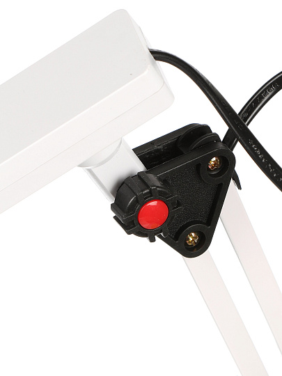 Светильник настольный, 5 Вт, белый, абажур белый, A010114, на подставке