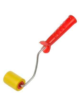 Валик прижимной для обоев, Bartex, резина, 50 мм, с бюгелем, 0912001