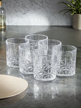 Стакан 340 мл, стекло, 6 шт, Вояж, B060676
