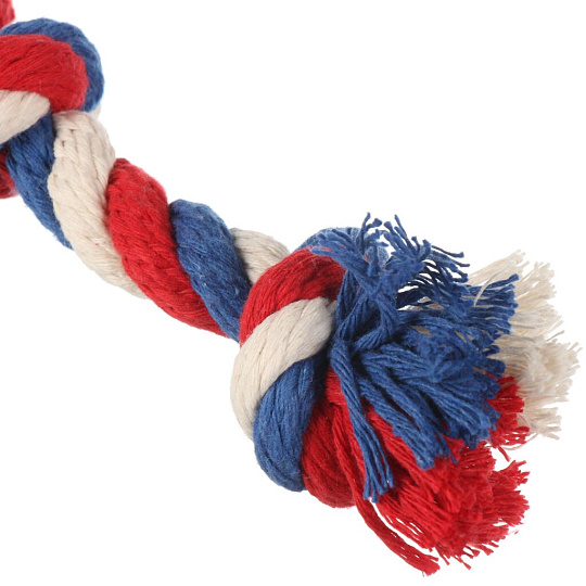 Игрушка 3 узла, диаметр 16 мм, Зооник, Канат, 35-37 см, 16467