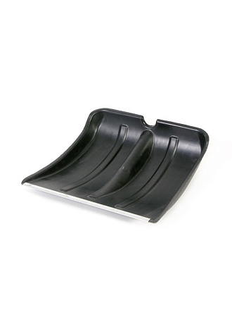 Лопата для снега пластик, с алюминиевой планкой, 380х365 мм, без черенка, тулейка 32 мм, Цикл, Витязь Standart