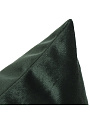 Подушка декоративная, 40х40 см, Бархат, 100% полиэстер, велюр, изумруд - фото 2