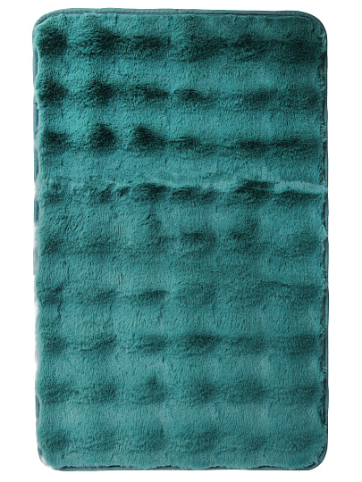 Коврик для ванной, 0.5х0.8 м, полиэстер, сине-зеленый, Silvano, Ангора, Y4-11477