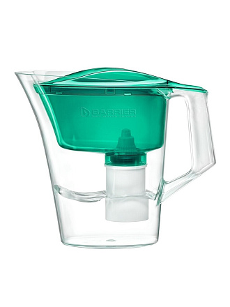 Фильтр-кувшин Барьер, Нова, для холодной воды, 1 ступ, 2.5 л, зеленый, В442Р00