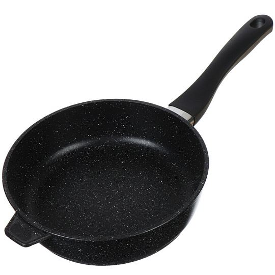 Сковорода алюминий, 22 см, антипригарное покрытие, Гардарика, Магия Орион, черная, 1522-04