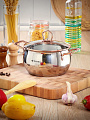 Кастрюля нержавеющая сталь, 2.5 л, крышка стекло, Daniks, Карлин, GS-01332G-18, индукция - фото 7
