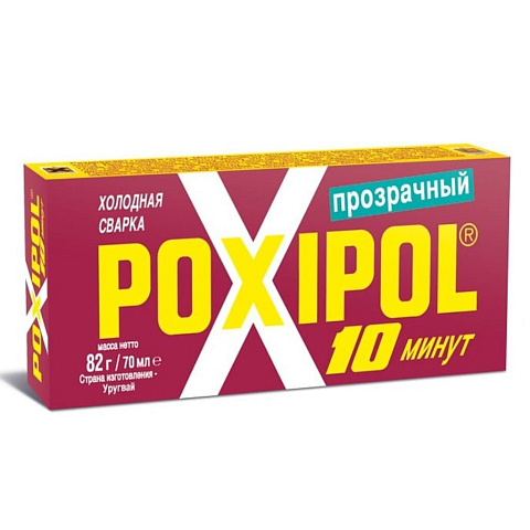 Холодная сварка универсальная, Poxipol, 70 мл, прозрачная, 00269