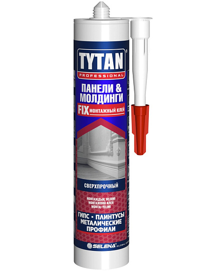 Клей монтажный Tytan, для панелей и молдингов, 310 мл, 96283