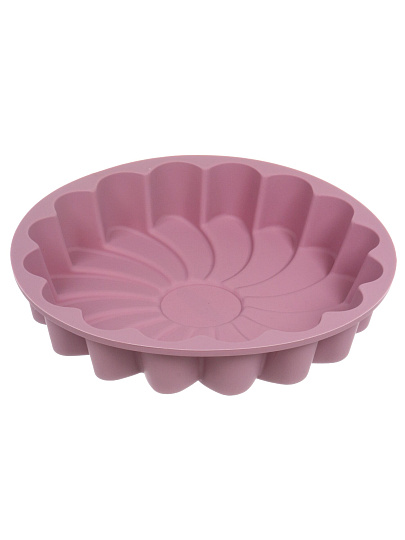 Форма для запекания силикон, 23х23х4.5 см, круглая, Хорс, Plum Ромашка, П-01-60-(205)