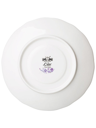 Набор тарелок закусочный, фарфор, 2 шт, 20.5 см, круглый, Lilac, Lefard, 760-759, белый
