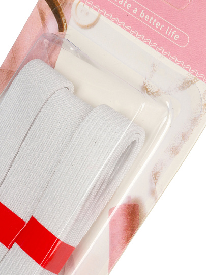 Набор бельевых резинок, белые 3шт, 80Х1.5см, A180035