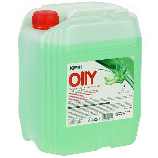 Средство для мытья посуды OLLY, Алоэ, 4500 мл