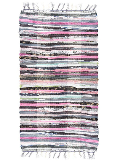 Ковер интерьерный прямоугольный, в ассортименте, 55х110 см, хлопковый