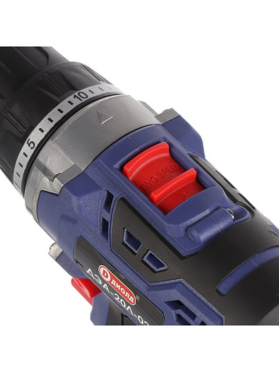 Дрель-шуруповерт аккумуляторный, Диолд, ДЭА-20Л-02, 20 В, кейс, 10300153