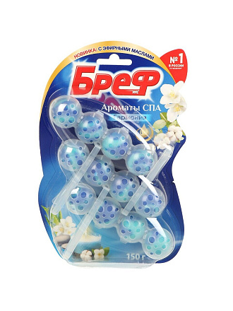 Подвеска для унитаза Бреф, Ароматы СПА Гармония, 3 шт, 50 г