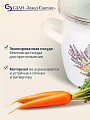 Кастрюля эмалированная сталь, 5 л, крышка стекло, сферический, Сантэкс, Прованс, 1-2450112, индукция - фото 3