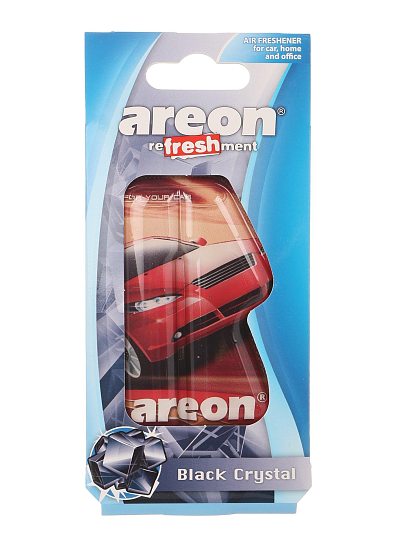 Ароматизатор в машину подвесной, гелевый, Areon, Refreshment Liquid Черный кристалл, 704-025-902