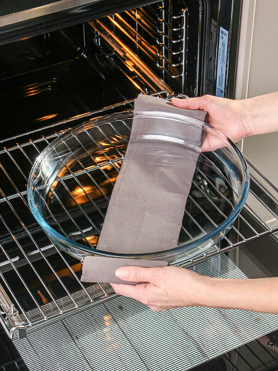 Форма для запекания стекло, 31.8х4.5 см, 2.85 л, круглая, Borcam, 59484