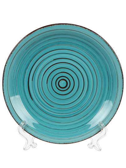 Сервиз столовый керамика, 19 предметов, на 6 персон, Domenik, Laguna, DMS100, голубой