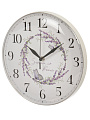Часы настенные, кварцевые, 25 см, основание белое, круглые, Рубин, Прованс, 2526-100 - фото 3