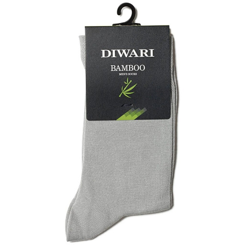 Носки для мужчин, хлопок, Diwari, Bamboo, 000, серые, р. 25, 7С-94СП