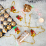 Бусы новогодние пластик, 1.8 см, круглые, золотые, SY18ZL-66 - фото 2