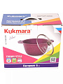 Кастрюля алюминий, антипригарное покрытие, 6 л, крышка стекло, Kukmara, Trendy style, к61tsml, малахит - фото 9