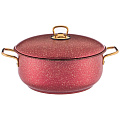 Кастрюля-мантоварка agness red qeen 28x12/28х7,3/28х7,3 см. трехслойное покр granit 936-137 - фото 4